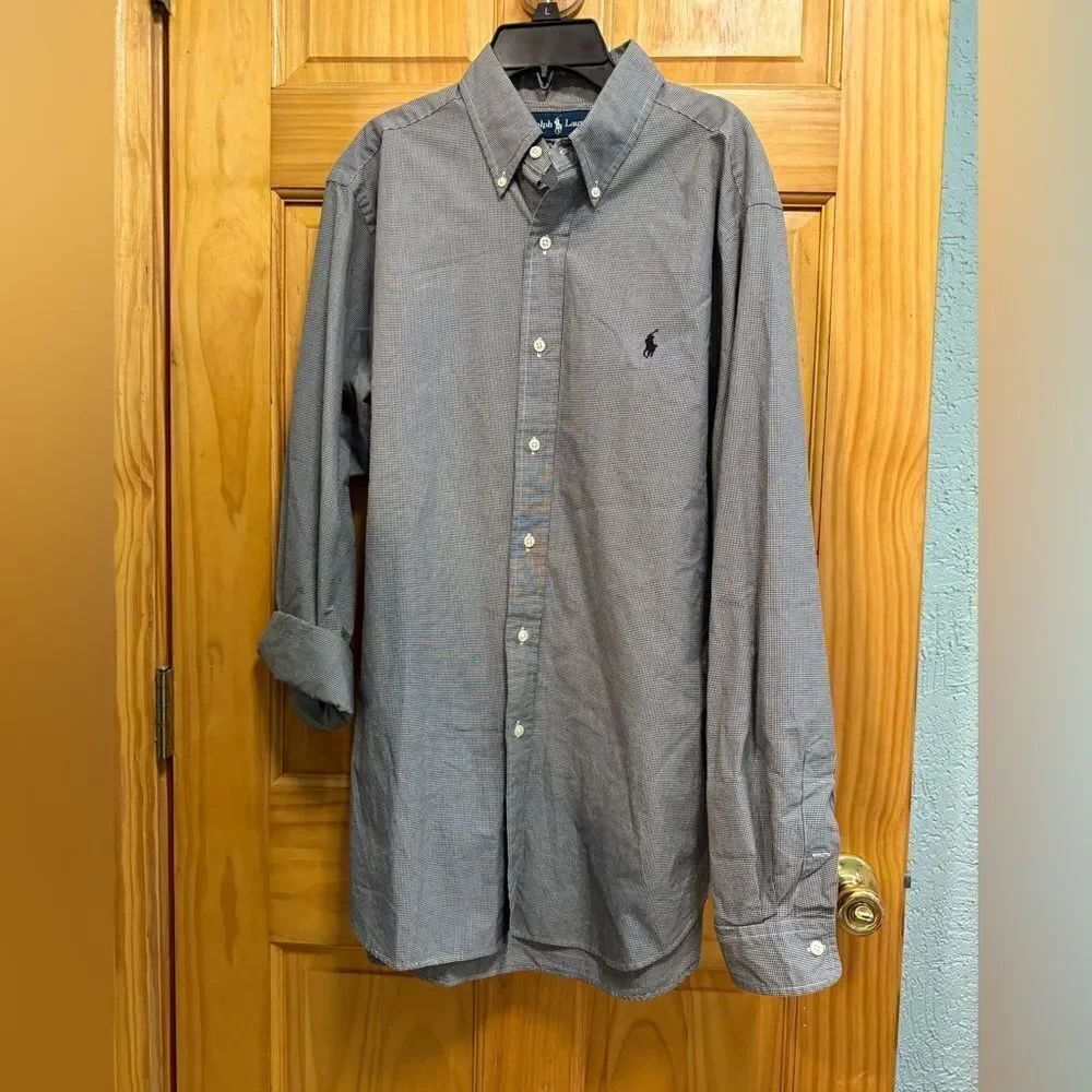 Men's Checked Ralph Lauren size L Button Down Shirt